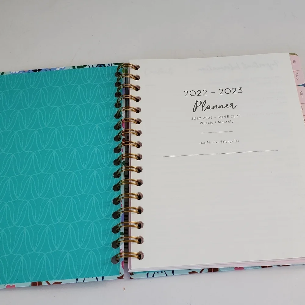 Clementine 2022/2023 Planner July 2022-June 2023 Insect Themed Hardcover Spiral